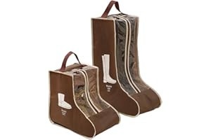 RIKYO Juego de 2 bolsas de almacenamiento para botas, botas cortas portátiles y botas altas o bolsa protectora, bolsas de polvo para zapatos, fundas para zapatos para viajes, funda transparente para botas,