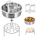 Una pinza para huevos se usa de tres maneras diferentes: en el primer método, puede cocinar 7 huevos a la vez sin la necesidad de platos adicionales. Segundo, coloque las cestas de vapor en los estantes y colóquelas en el vaporizador. La tercera forma, también se puede utilizar como un "estante de enfriamiento", el "estante para ollas" protegerá su oficina del calor abrasador.