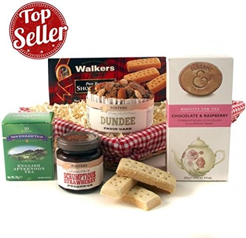 Tea and Cake Gift Set - Send the Afternoon Tea and Cake Gift Basket SGS-020 - Perfect Gift for Any Occasion
