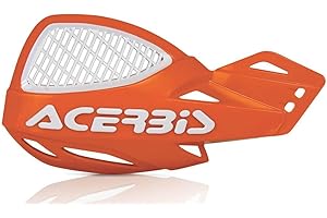 Acerbis 2072670036 Vented Uniko Handguards, Orange/White