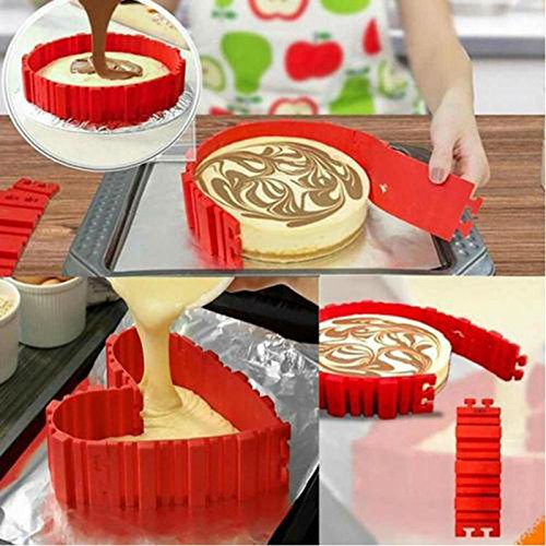 CALISTOUS 3PCS DIY Silicone Cake Mold Magic Bake Snakes Create Chape Nonstick Tray Baking Mould