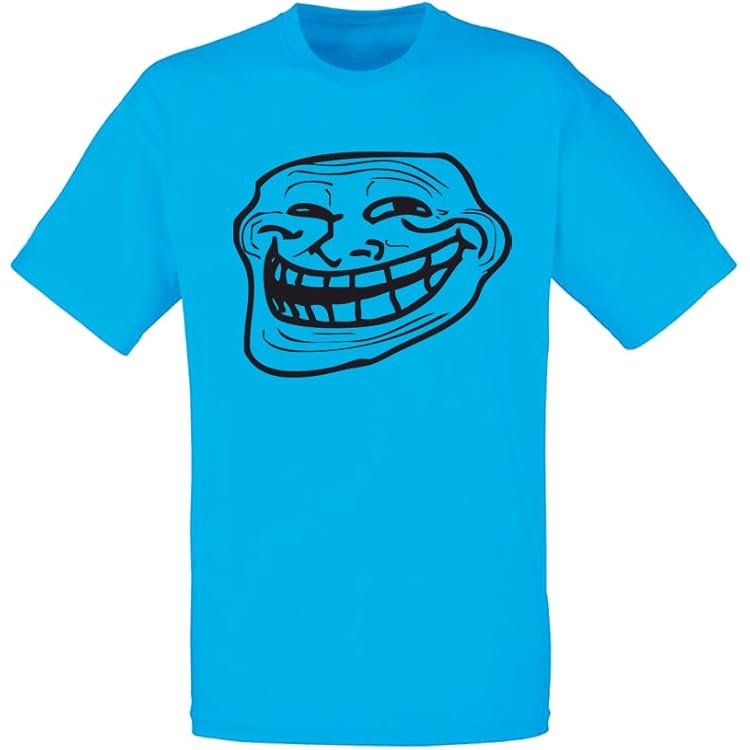 Generic Troll Face T-Shirt Da Uomo Medium - Foto 4