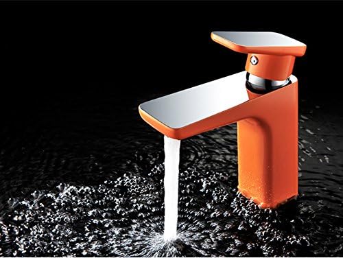 HiMqhy Bathroom Kitchen Faucet Fashion Chrome Faucet Full Copper Earth Hao Gold Color Faucet Basin Wash Basin Basin Faucet Sink Tap With Hose