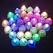 Produktbild 100 LED Ballon Leuchten Luminous Transparent Rund Ball Ballon Leichte batterires Party Ball Mini Flash Twinkle Lights Ballon Papier Laterne Weihnachten Halloween Hochzeit Party Dekoration, Multi Color