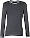 Produktbild Unterhemd langarm 2er-Pack Feinripp anthrazit Größe 7