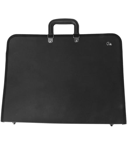 A3 Black Briefcase folder Document case Black : Amazon.de
