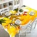 Produktbild PrinTablecloth Staubtuch golden staubdicht Nachttischtuch 3D Tischtuch Pad geschmacklos, quadratisch -178cm x 178cm (quadratisch - 70 Zoll x 70 Zoll)