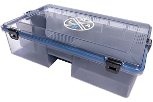 ‎LMAB Angelbox LMAB Tackle Box Deep, Big bait Hecht Köder Box groß, wasserdicht, 35,5 x 23 x 9,2 cm