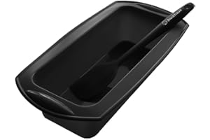 BACKHAUS FlexBake Moule à Cake Silicone 22 cm avec Spatule Maryse – Silicone Platinium 100%, Antiadhésif, Sans BPA, Format Idéal Cake, Gateau et Pain Maison, Compatible Four, Lave-Vaisselle – Noir