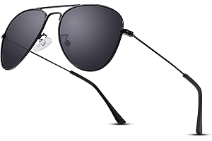 LOJUDI Kinder Pilotenbrille Sonnenbrillen Polarisierte Fliegerbrille Coole Verspiegelt mit UV400 Schutz für Jungen MäDchen Teenage 4-15 Jahre