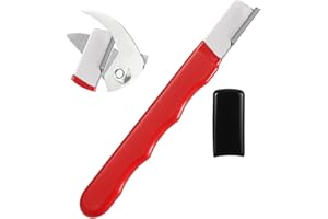 YUYEJIAYE Professional Garden Tool & Pocket Multi Tool Sharpener - Portable Blade Sharpening Kit for Garden Shears, Loppers, Pruners, Scissors, Secateurs - Durable Tungsten Steel (Red)