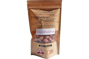 LES PRALINES À L'ANCIENNE Pralines à l’Ancienne - Pralines aux Cacahuètes 150g - Véritables Chouchous Cacahuètes Caramélisées - Friandise Artisanale - Sachet Encas Apéritif - Fabriquées en France