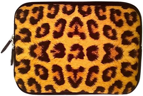 Animal print 10" soft padded zip tablet laptop case Amazon Fire Nexus 7 ipad pro samsung galaxy tab lenovo acer