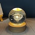 Engraved crystal ball night light creative bthday gift for gls, boys, glfriends, friends, classmates, and classmates Universe - Night Light USB Night Light Ornament YUSASHOP