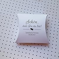 10 Faltschachteln Pillow Box Kissenschachtel Geschenkvrpackung Gastgeschenk Mitbringsel DIY