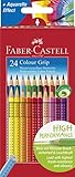 Faber-Castell 112424 Farbstift Colour Grip Kartonetui 24er