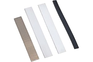 JUSTARTSCRAFTS 4Pc Set of 3 Clay Cutter Blades Rigid Flexible Serrated Slicer and 1 Rubber Grip Modelling Tool Polymer Fimmo Sculpey Ceramic Pottery