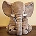Produktbild BAONZEN Elefant Plüschtier Puppe Komfort Kissen Baby Schlaf Puppe Puppe Kinder Geburtstagsgeschenk niedlich 50cm, 60cm