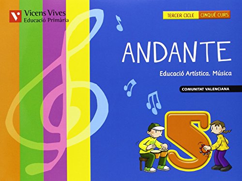 Andante 5 Comunitat Valenciana Llibre (+CD)