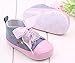 Toddler Infant Baby Girls Lace Up Walking Bobux Shoes Pediped Sneakers (6-9 Months, blue)