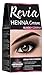 Revia Henna Cream Black Brown Eyebrow and Lashes 10 Applications Kit Tint (Black)