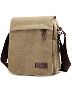 Umhängetasche Herren BYD,Schultertasche Canvas Freizeit Retro Umhängetasche Handtasche Schultasche Messenger Bag...