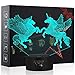 Produktbild 3D Nachtlicht, Einhorn LED Lampe, Baby Schlafzimmer Schlaf Lichter, 7 Farben Touch Tischleuchte, Einhorn Spielzeug das Beste Weihnachtsgeschenk für Kinder