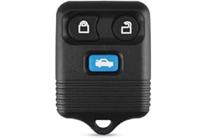 GENERIC FOBTRONICS Brand New Replacement 3 Button Remote Key Fob Case Shell with Blue Rubber Buttons Pad for Ford Transit MK6 A56