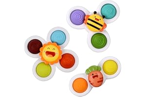 ZARYIN Zayin przyssawka Spinner zabawki zabawki sensoryczne zabawki dla wczesnych uczniów ciekawe dla ulga w stresie prezenty przeciwlękowe 3 sztuk/zestaw
