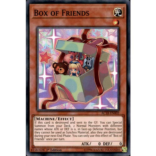 Yugioh Ac18 En002 1st Ed Box Of Friends Super Rare | Desertcart Aruba