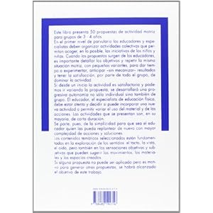 CINCUENTA PROPUESTAS DE ACTIVIDADES MOTRICES -3/4 años- FICHERO (Educación Física / Pedagogía / Juegos)