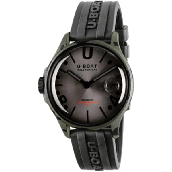 Orologio Uomo U-boat Darkmoon 8465/A – Quarzo, Cassa In Acciaio, Cinturino In Gomma, 44mm