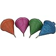 pmw - plastic spinning tops - pack of 2 with strings - random colors - top lattu - bhammarda- Multi color