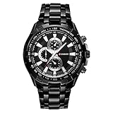 CURREN New Fashion Produkt für Herren Armbanduhr Schwarz goldfarben Watch Business Casual Uhren