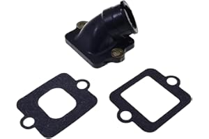 2EXTREME tobera admisión + junta estándar compatible con Piaggio 50ccm 2T – NRG, TPH, Zip, Gilera Runner, Ice, Aprilia SR50 – 21 mm paso, 23 mm conexión