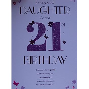 Happy 21st BirthDay Daughter - Happy 21st BirthDay Daughter: Amazon.co ...
