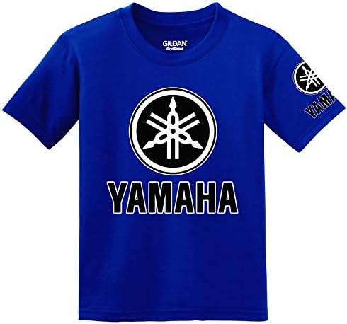 YMYG Yamaha Logo With Sleeve T-Shirt, XX-Large Blue