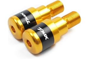 CXEPI Topes de Manillar Moto Manillar Topes Perillas Aluminio,deslizador antivibración para Yamaha TMAX T-Max 500 530,TMAX 560 2020