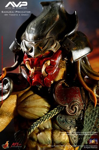 Alien Vs Predator Samurai Predator 1:6 Scale Figure By Hot Toys
