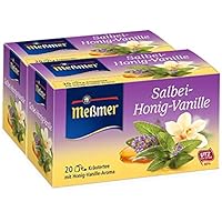 Meßmer Salbei-Honig-Vanille 20 TB, 2er Pack (2 x 35 g)