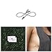 Tattify Arrow Infinity Sign Temporary Tattoo - Right Direction (Set of 2)