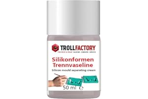 ‎TFC TROLL FACTORY TFC Trennvaseline – Spezial-Trennmittel für Silikon & Kautschuk Abformungen | Ideal für Mehrteilige Silikonformen & Schutz von Originalmodellen | Schadstofffrei & Vielseitig Einsetzbar | 50ml