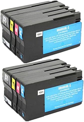 Colortank Compatible 8x Ink Cartridges For HP 950XL 951XL OfficeJet Pro 8600 8600+ 8100 8610 8620 8630 (BCMY*2)
