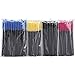 KEDSUM 200 pcs Disposable Eyelash Brush,Makeup Mascara Wands Applicator Eyebrow Brushes Eye Lash Makeup Tool,Multicolor