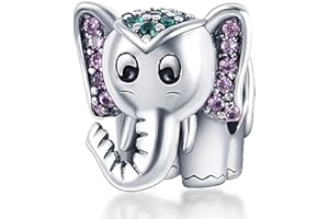 Pandach Charms Abalorios Colgantes Cuentas Plata de Ley 925 con Circonita Cúbica 5A Compatible Pulsera Europeo,Christmas Charms para Mujer Niña for Birthday