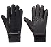 Produktbild Handschuhe Herren,iSpchen Touchscreen Lederhandschuhe,Warm Rutschfeste Wasserdichte Winter Handschuhe,Radfahren Motorrad Schwarz