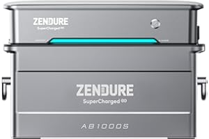 ZENDURE SUPERCHARGED Zendure Solarflow Hyper 2000 avec AB1000S 960Wh, Centrale Électrique de Balcon avec Entrée Solaire 1800W, Hub Intégré(Unité de Contrôle Intelligente) et Micro Onduleur,Charge AC Bidirectionnelle 1200W