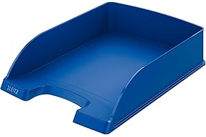 LEITZ 52272035 - Bandeja Plus STANDARD Opaca. Formato vertical color azul