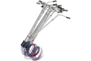 Hellery 10pcs Mini Lampadaires à LED Lampe Décoratifs Décor pour Modélisme Ferroviaire Architecture Rue Parc Ho Échelle - 1/100