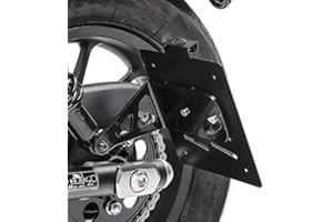 CRAFTRIDE Soporte portamatrículas Lateral M Compatible para Honda Rebel 1100 21-23 Negro